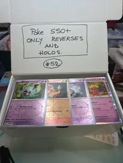 Pokemon TCG- ONLY REVERSES AND HOLOS, Lot 550+ Cards, Near Mint [#52] - Image 1