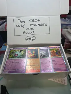 Pokemon TCG- ONLY REVERSES AND HOLOS, Lot 550+ Cards, Near Mint [#52] - Image 2