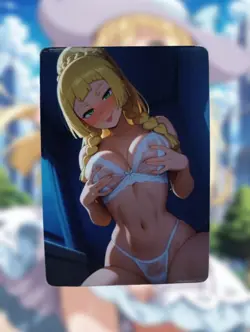 Lillie Pokemon Anime Waifu Sexy Goddess Doujin Lewd Hentai Card - Image 1