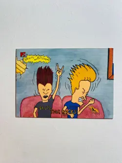 1994 MTV FLEER ULTRA BEAVIS AND BUTT-HEAD #6903 THIS ROCKS! NM-MT CARD - Image 1