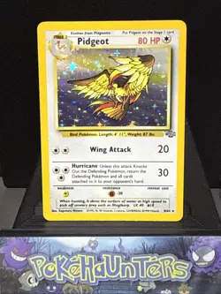 Pokemon Card Pidgeot 8/64 Jungle Set Holo Rare WOTC Light Play - Image 1