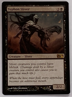 MTG cSRD - 1x Syphon Sliver - Core Set 2014 - NM - Magic The Gathering #117 - Image 1