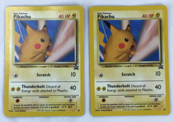 Lot of 2 2001 Pokemon Black Star Promo Card 26 Pikachu NM Unplayed - Image 2