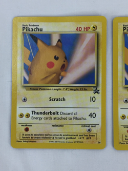 Lot of 2 2001 Pokemon Black Star Promo Card 26 Pikachu NM Unplayed - Image 3