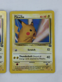 Lot of 2 2001 Pokemon Black Star Promo Card 26 Pikachu NM Unplayed - Image 4