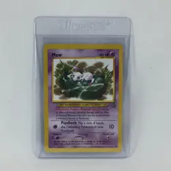2000 Pokemon Black Star Promo Card #47 Mew NM Unplayed Lily Pad - Image 1
