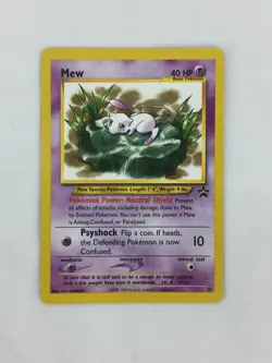 2000 Pokemon Black Star Promo Card #47 Mew NM Unplayed Lily Pad - Image 2