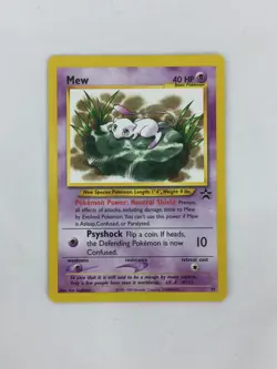 2000 Pokemon Black Star Promo Card #47 Mew NM Unplayed Lily Pad - Image 2