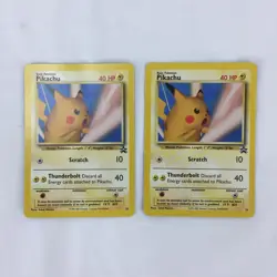 Lot of 2 2001 Pokemon Black Star Promo Card 26 Pikachu NM Unplayed - Image 2