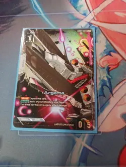 Gundam Card Game Argama GD02-129 R+ Alt Art Dual Impact - Image 1