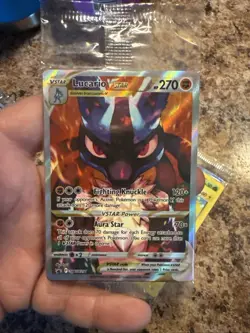 Lucario VSTAR SWSH291 SWSH: Sword & Shield Promo Cards Holo SEALED - Image 1