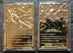 23K Gold Plated Charizard & JigglyPuff Trading Card with PokeBalls LOT OF 2 - Image 4