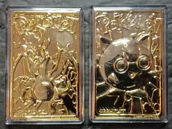 23K Gold Plated Charizard & JigglyPuff Trading Card with PokeBalls LOT OF 2 - Image 5
