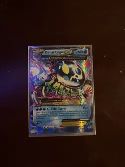Pokemon TCG Primal Kyogre EX Full Art Holo Card 55/160 Ultra Rare - Image 1
