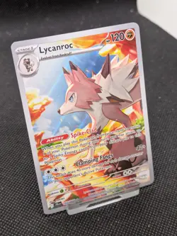 166/159 Lycanroc Illustration Rare Card Journey Together Pokemon TCG *New* - Image 2