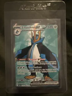 Empoleon ex FULL ART 114/094 Pokemon Card Phantasmal Flames - PACK FRESH - Image 1
