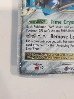 Pokemon TCG Dialga G LV. X 122/127 Platinum Holo Rare Card 2009 Diamond Pearl NM - Image 2