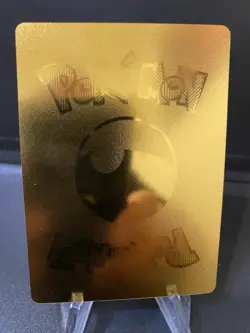 Pikachu Gold Foil Fan Art Pokemon Card Thunderbolt - Image 2