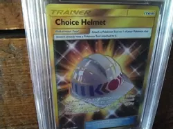 Pokemon vmax gold secret graded art s choice helmet 229/214 vstar gx ex Card b3 - Image 2