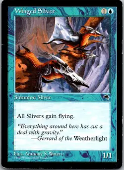 Winged Sliver C Tempest 106 LP MTG - Image 1