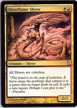 Ghostflame Sliver U Time Spiral 239 LP MTG - Image 1