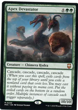 2024 Magic the Gathering Apex Devastator Creature Chimera Hydra Near Mint - Image 1