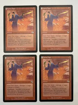 Lava Dart x4 MTG Judgment 4x Magic Very Good Light Play VG LP - Image 1