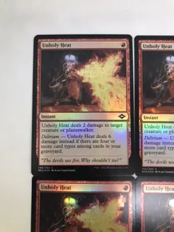 Unholy Heat (145) Modern Horizons 2 x4 4x MH2 MTG Playset Magic Foil - Image 4