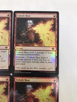 Unholy Heat (145) Modern Horizons 2 x4 4x MH2 MTG Playset Magic Foil - Image 5