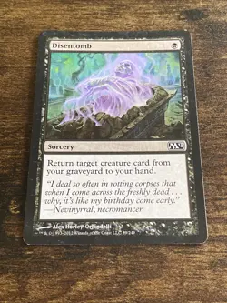 Disentomb 89/249 M13 2013 MTG Magic the Gathering B10538* - Image 1
