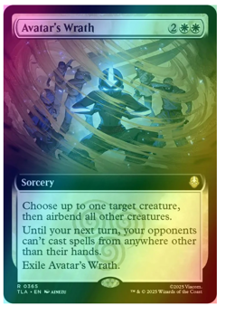 Avatar's Wrath - Foil - Extended Art Avatar MTG - Image 1