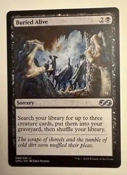 BURIED ALIVE 88 MAGIC: THE GATHERING ULTIMATE MASTERS (UMA) UNCOMMON MTG - Image 1