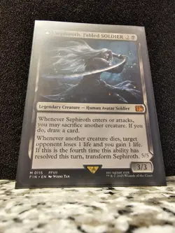 Final Fantasy MTG - Sephiroth, Fabled SOLDIER Mythic Non-Foil (Near Mint) - Image 1