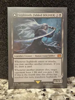 Final Fantasy MTG - Sephiroth, Fabled SOLDIER Mythic Non-Foil (Near Mint) - Image 2