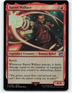 Barret Wallace Magic the Gathering Final Fantasy 0129 foil - Image 1