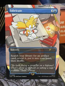 Fabricate #2090 NM/M MTG Magic Secret Lair Sonic the Hedgehog Sega - Image 1