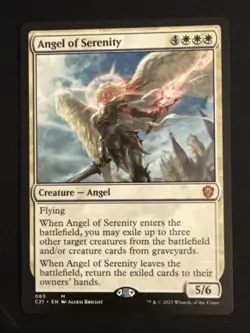 1x Angel of Serenity (083) Commander 2021 LP MTG Magic the Gatehring x1 MKE - Image 1