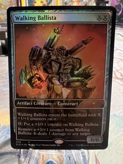 Magic the Gathering Walking Ballista Borderless Foil SLD **Damaged** - Image 1
