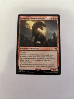 Flaming Tyrannosaurus Universes Beyond: Doctor Who Regular - Image 1