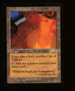 Magic MTG Exodus City of Traitors LIGHTLY PLAYED LP *814 - Image 1