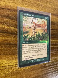 MTG?NEW FRONTIERS FOIL?Odyssey MINT RARE Sorcery 2001 R. Spencer Art UNPLAYED - Image 3