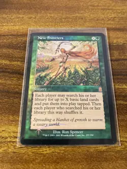 MTG?NEW FRONTIERS FOIL?Odyssey MINT RARE Sorcery 2001 R. Spencer Art UNPLAYED - Image 5