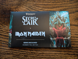 MTG Secret Lair Drop X Iron Maiden Eddie Unchained - Foil - SEALED IN HAND - Image 1