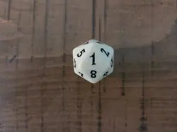 Magic the Gathering: Apocalypse Spindown D20 Die Life Counter Cream - Image 2