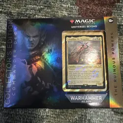 Magic the Gathering Warhammer 40,000 COLLECTORS Commander Deck Ruinous Powers - Image 1