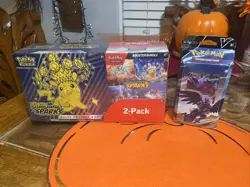 Pokemon Elite Trainer Box + Booster Bundle Surging Sparks COSTCO + Corviknight - Image 1