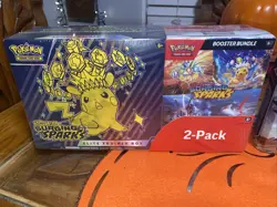 Pokemon Elite Trainer Box + Booster Bundle Surging Sparks COSTCO + Corviknight - Image 2