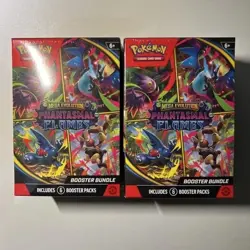 2x Pokemon Phantasmal Flames Booster Bundle - 12 Packs - Factory Sealed IN-HAND - Image 1