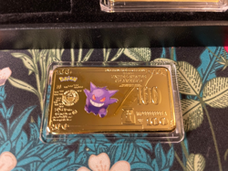 Non-TCG Pokemon 7 Pieces Gold Dollar 1oz Bullion Bar Set (Gold Plated) with Case - Image 3