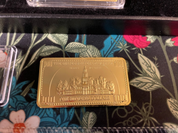 Non-TCG Pokemon 7 Pieces Gold Dollar 1oz Bullion Bar Set (Gold Plated) with Case - Image 4